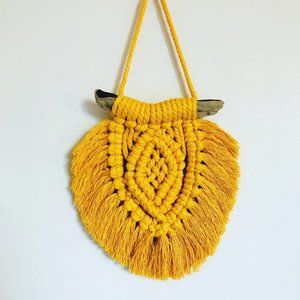 Handmade Mini Fringe Macrame Wall Art